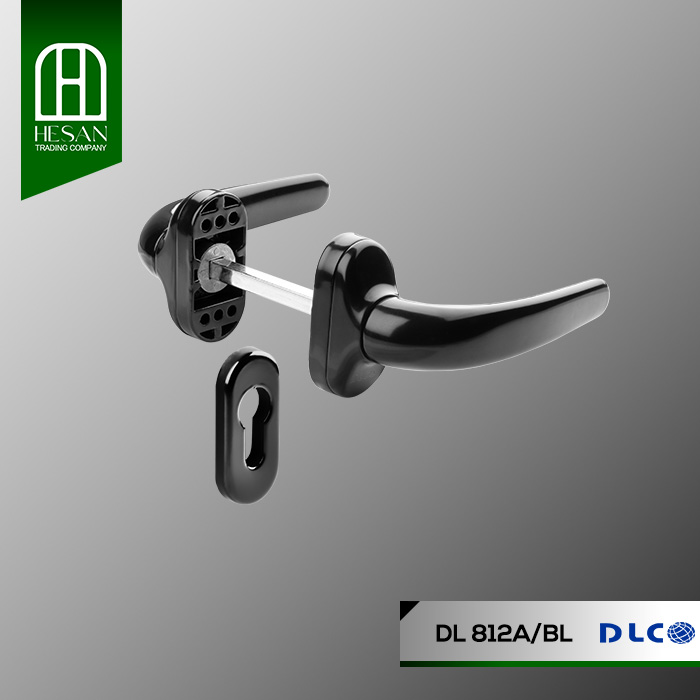 دستگیره درب دوبل با پلاک DL812A